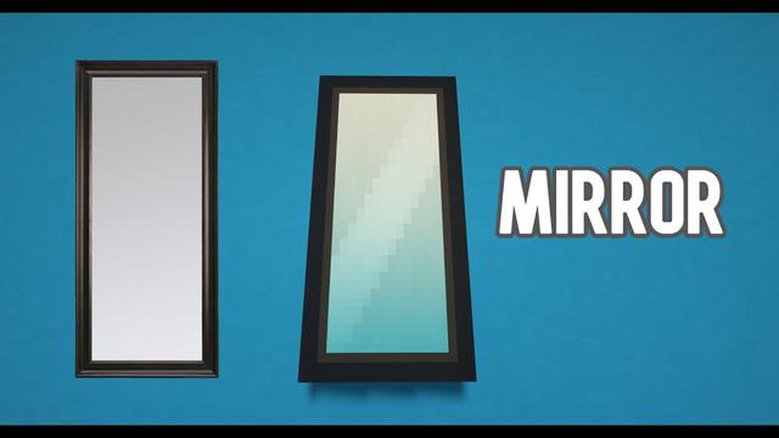 Как сделать зеркало в Minecraft